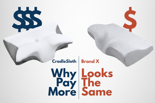 CradleSloth vs Other Contour Pillows: Why Similar-Looking Pillows Can Feel Completely Different